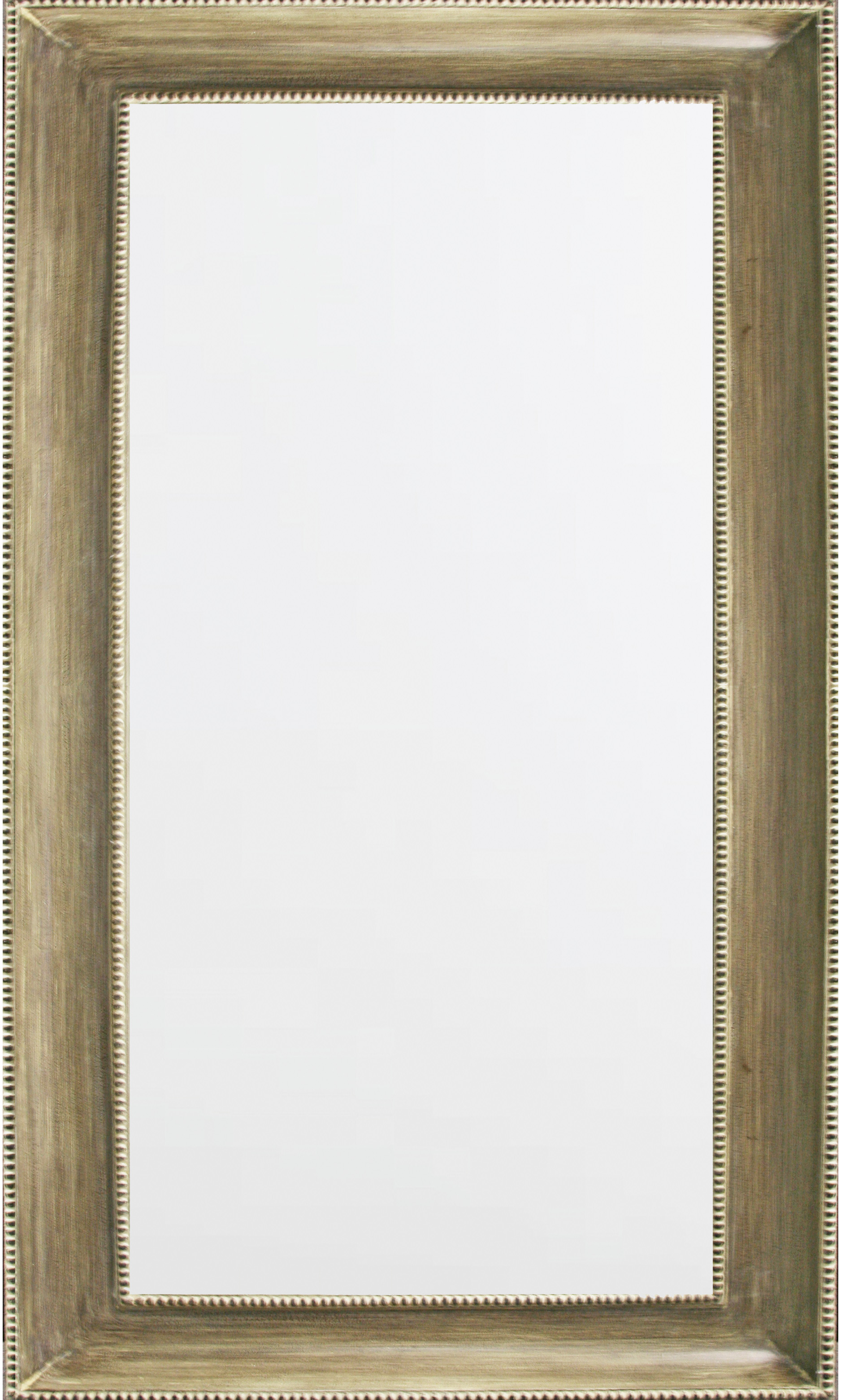 ZS074 Wall décor art mirror light brown modern rectangular large